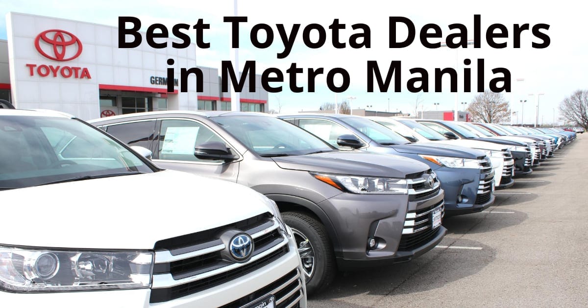 Top Toyota Dealerships in Manila.