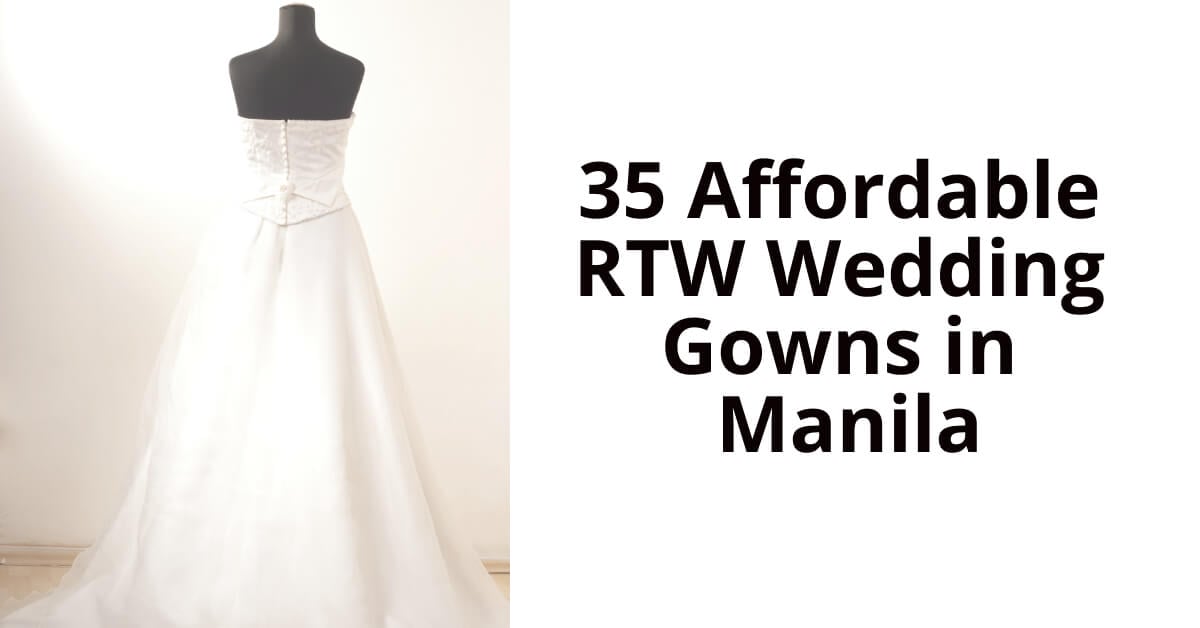 rtw wedding gown