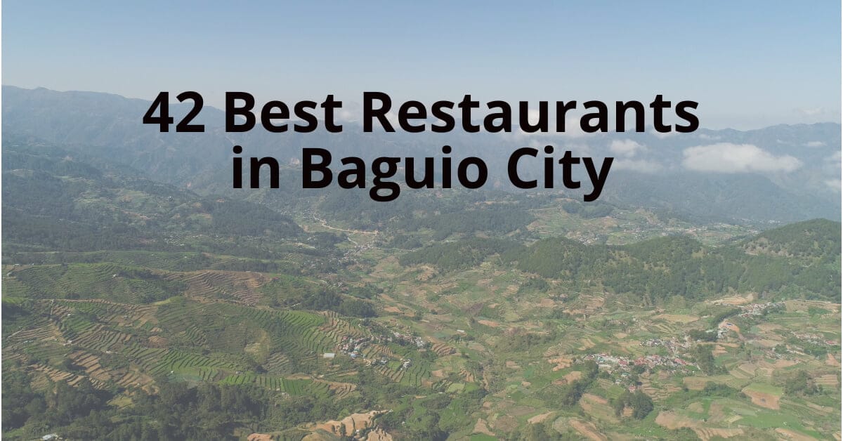 best baguio restaurant