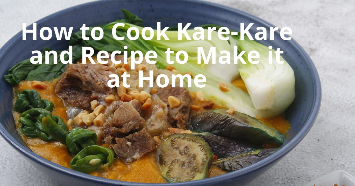 kare kare recipe