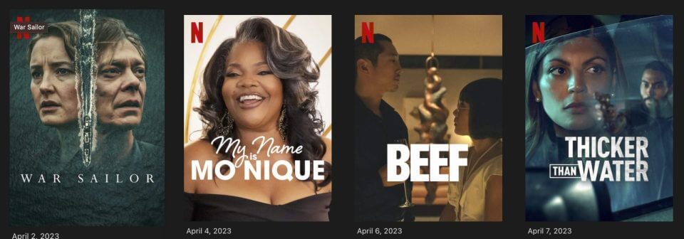 Movies coming in April 2023