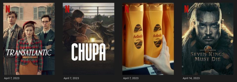 Netflix movies coming in April 2023