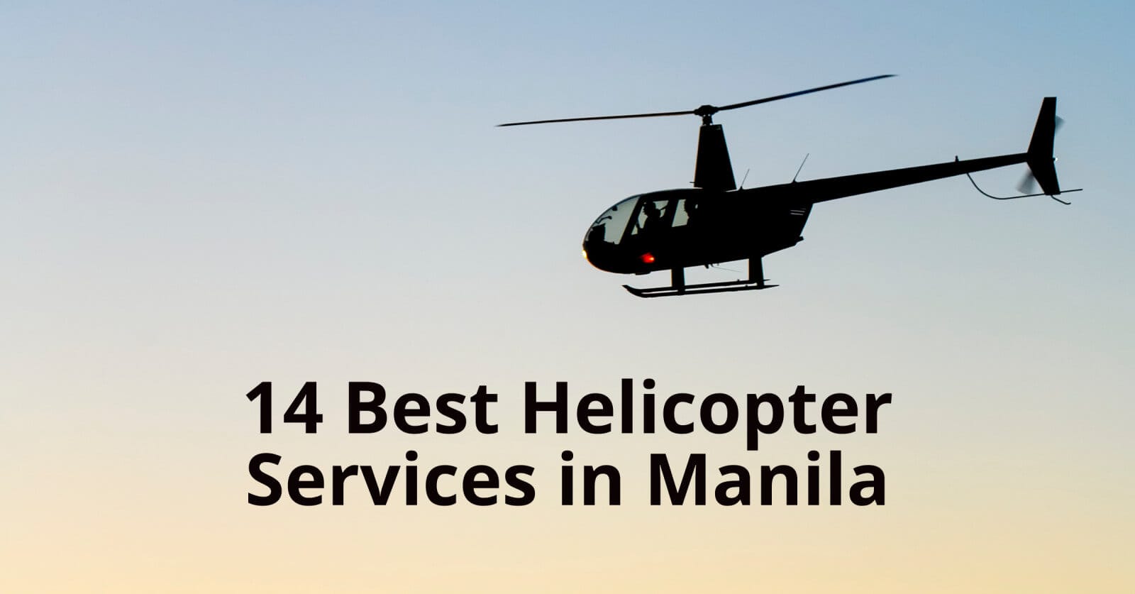 helicopter services