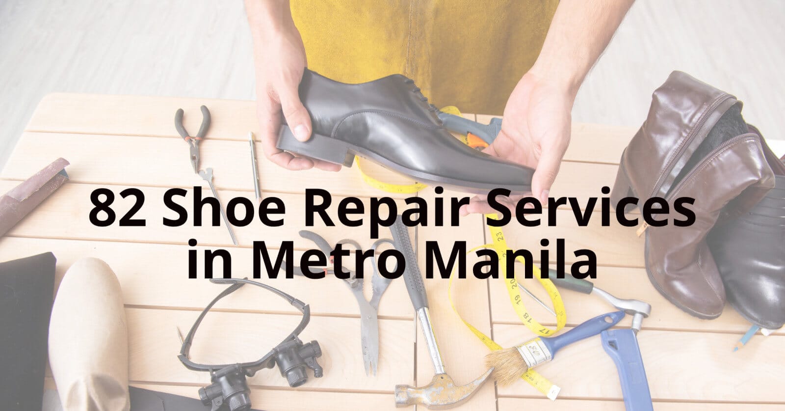 shoe repair manila