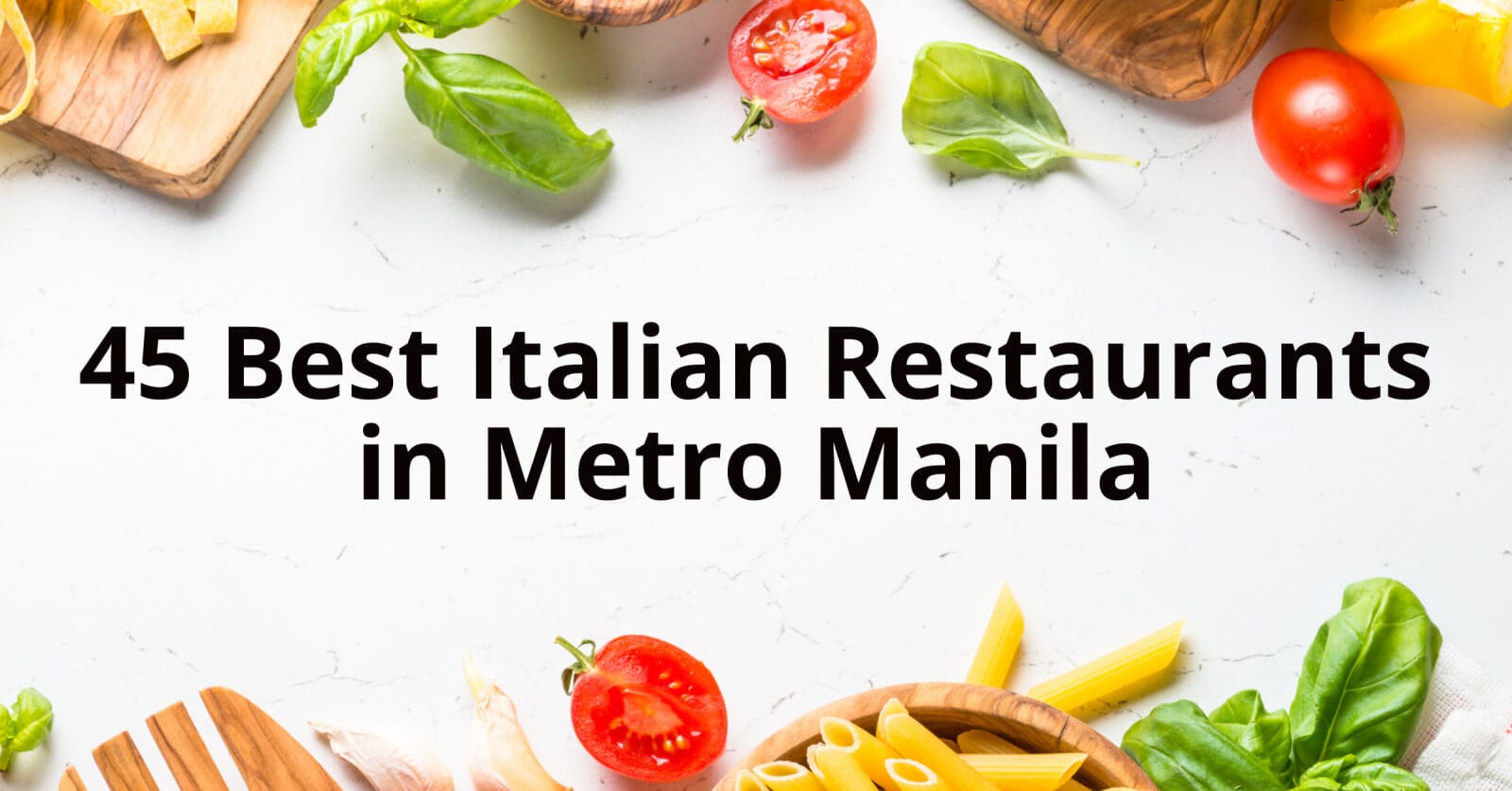 italian restaurants manila