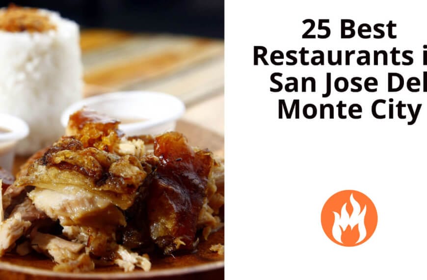 list of top dining spots in san jose del monte city.