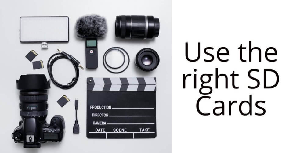 the ultimate guide to using the right sd cards.