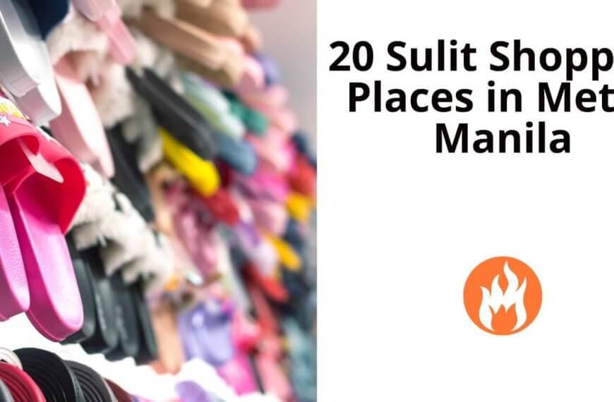 20 shopping places in metro manila.