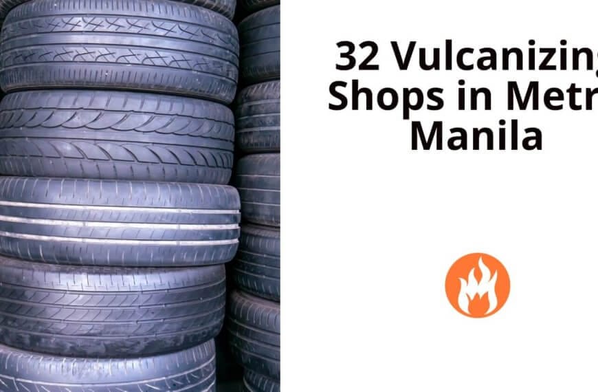 32 vulcanizing shops in metro manila.