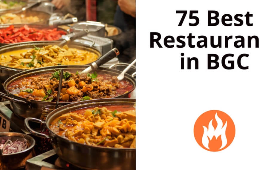 75 best restaurants in bgc.