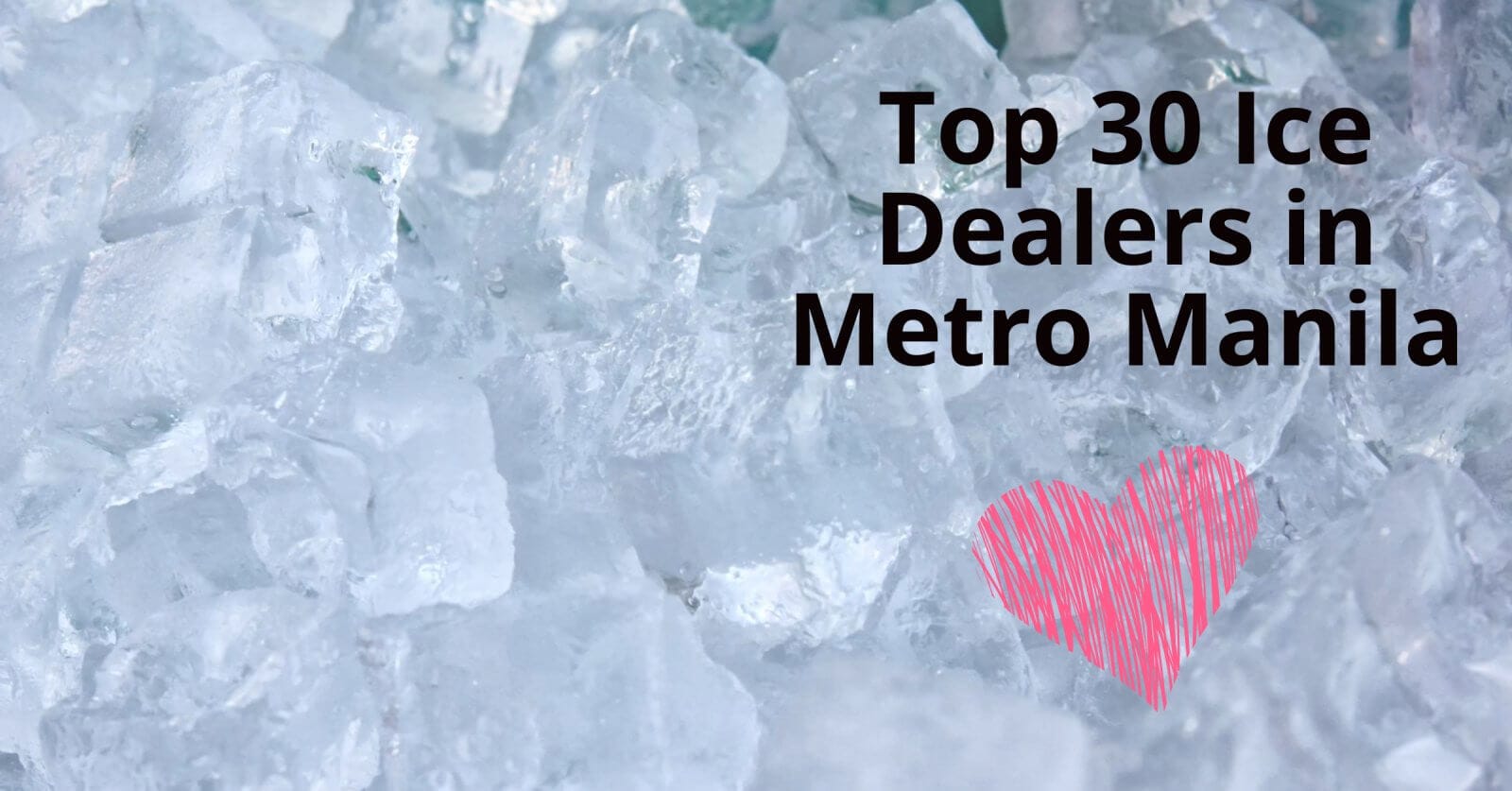 the melting away of ice dealers in metro manila's top 30.