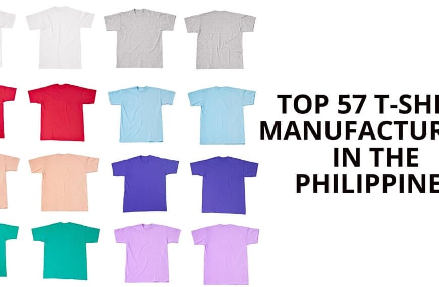 top 7 t shirt manufacturers in manila, philippines.