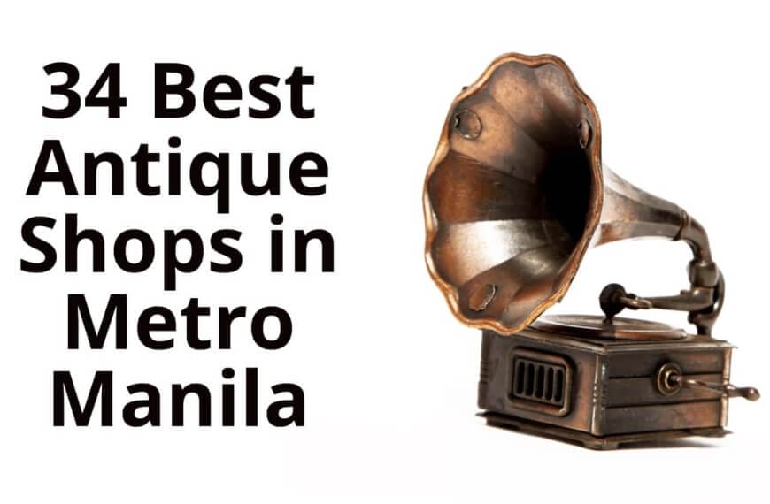 hidden gems: 34 of the metro manila's best antique shops, offering a wide array of timeless treasures.