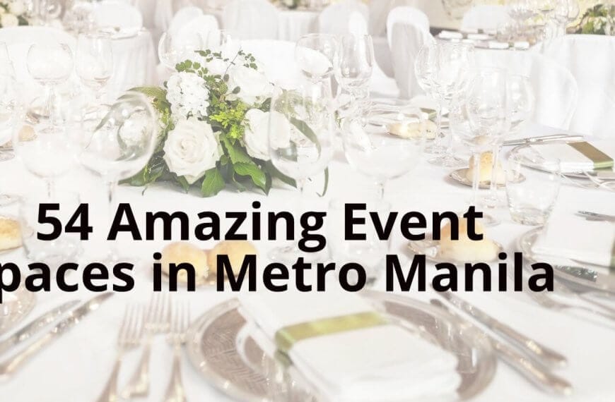 a table set for a private celebration in an event space in metro manila.