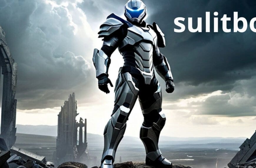 a sulitbot standing on top of a mountain, ready to save the day.