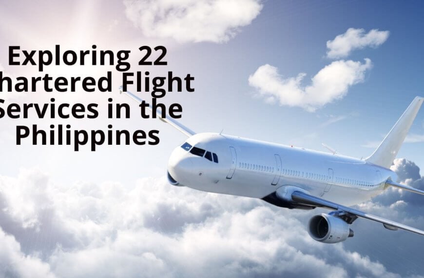 Exploring 22 chartered flight services in the Philippines.