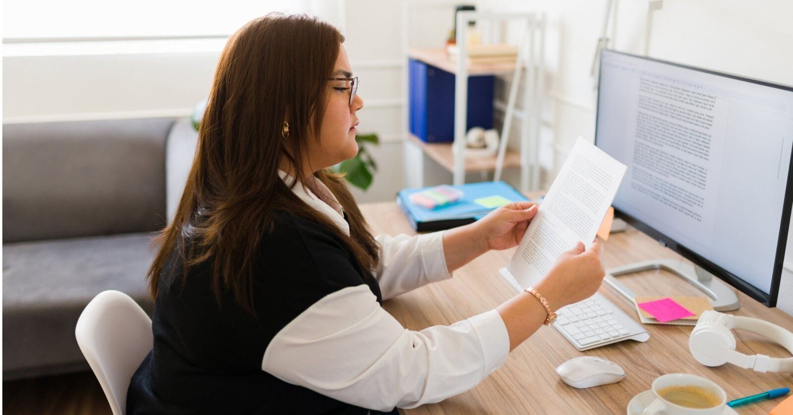 Davao Virtual Assistant doing some client work.