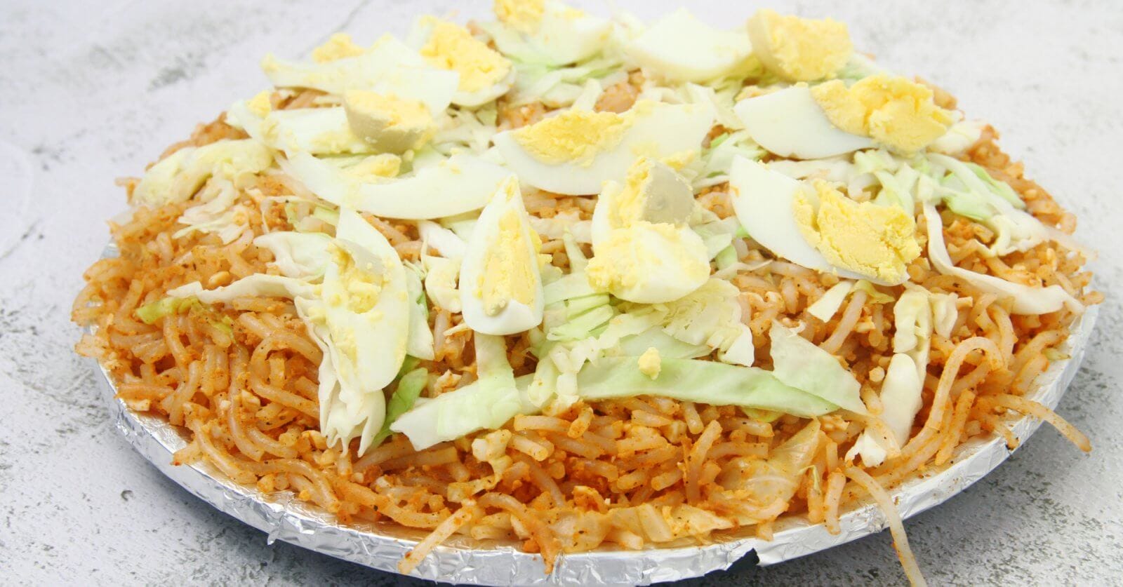 pancit malabon from one of the restaurants in Malabon